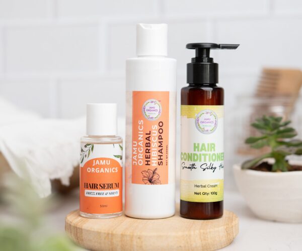 Serum,hibiscus shampoo,conditioner