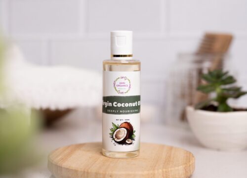 Virgin coconut oil front image