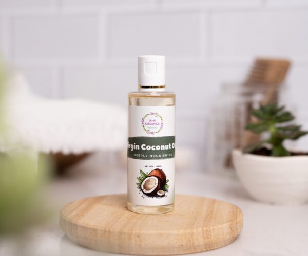 Virgin coconut oil front image