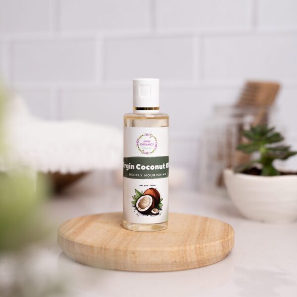 Virgin coconut oil front image