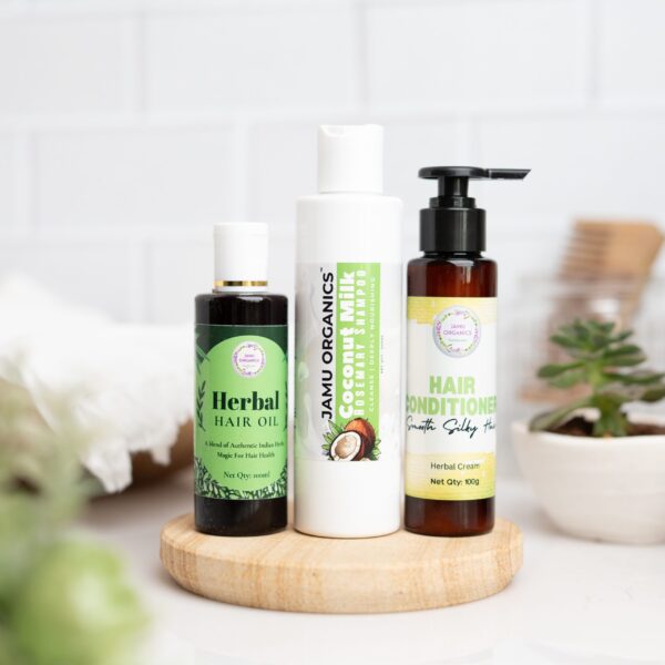 Coconut milk shampoo ,hair oil ,conditioner combo