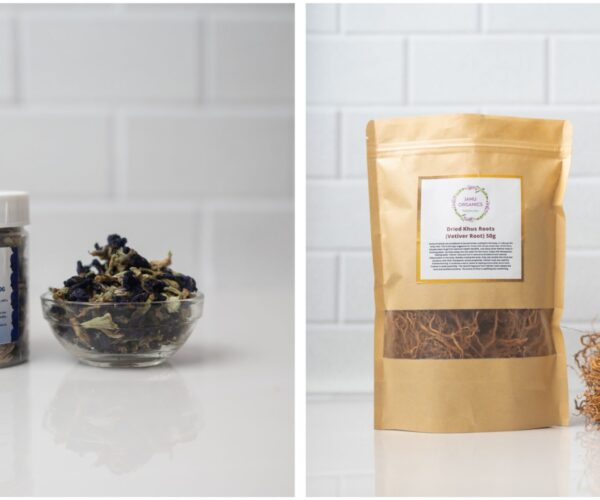 Butterfly pea and Vettiver_Combo Butterfly pea and Vettiver_Combo