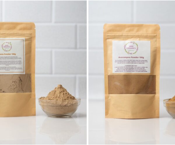 Collage- Amla and Avarampoo Powder_Combo Collage- Amla and Avarampoo Powder_Combo